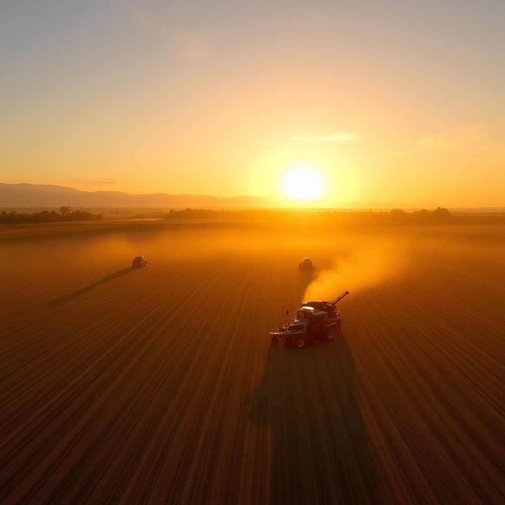 Campo de agricultura en Argentina